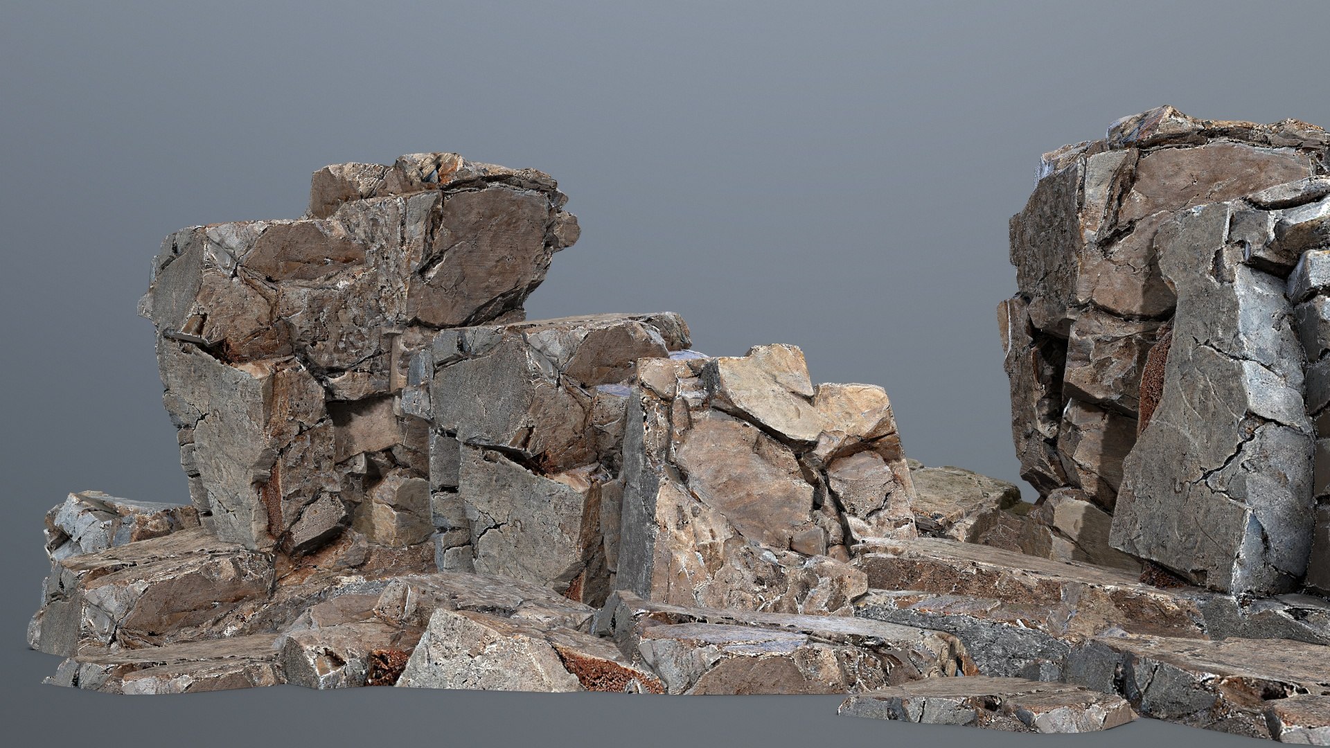 3D Desert Rocks Model - TurboSquid 2220033