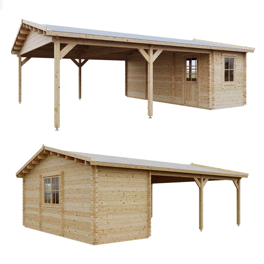 3D Model Carport - TurboSquid 1923355