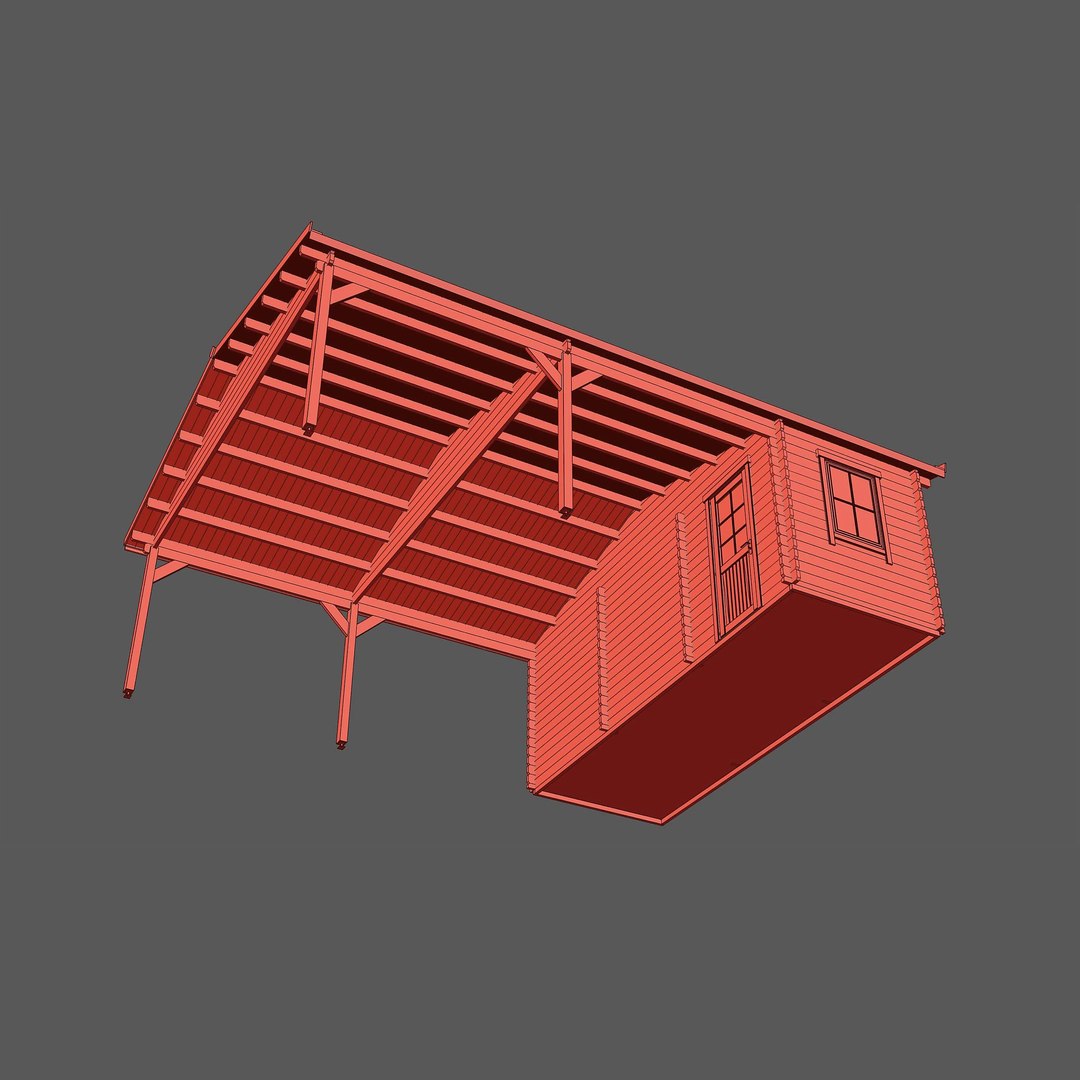 3D Model Carport - TurboSquid 1923355