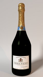 champagne bottle model