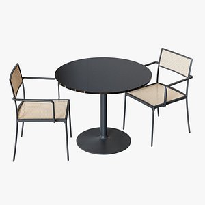 3D Patio  setting model