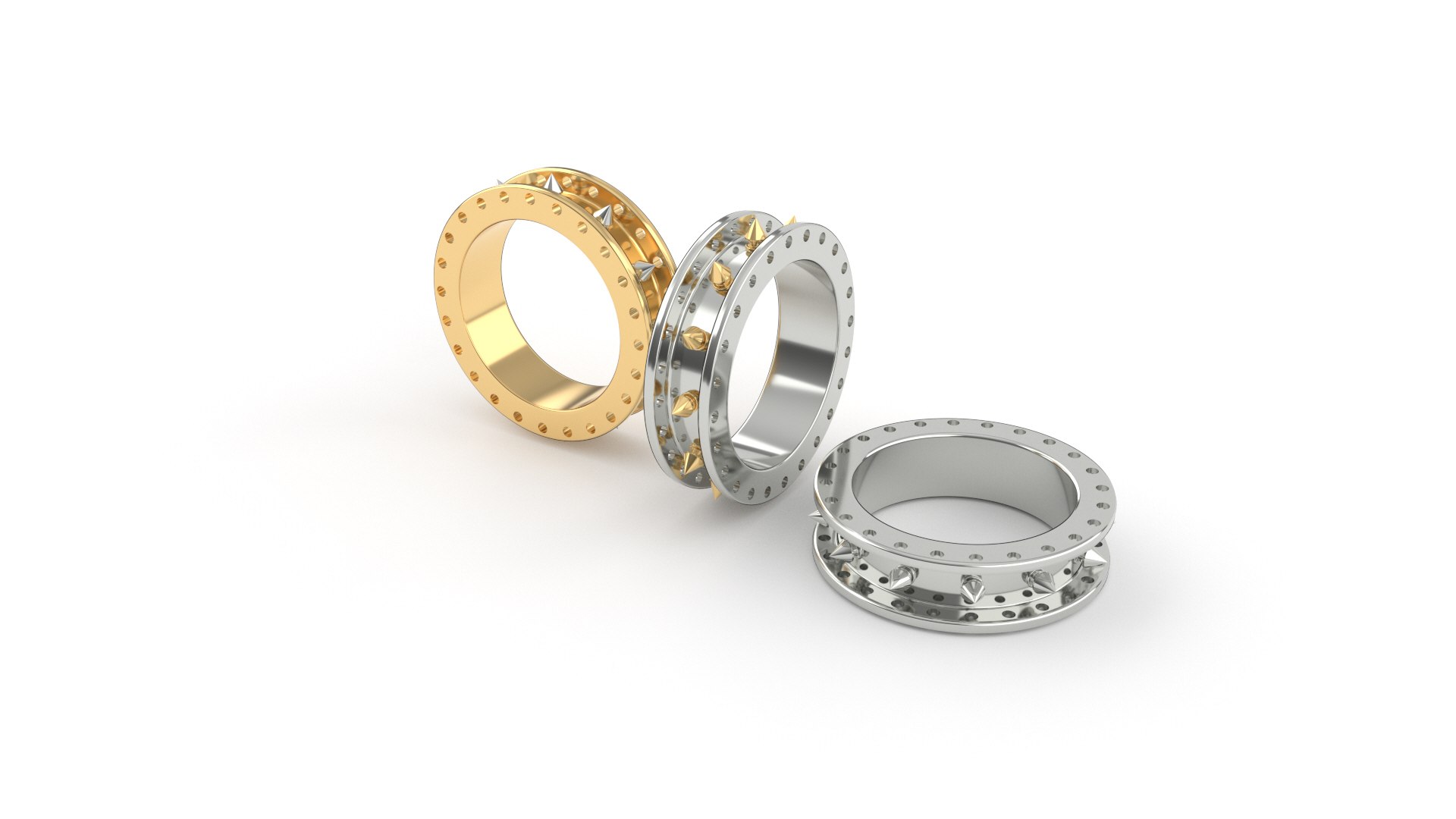 Punk Spike Ring Model - TurboSquid 2084442
