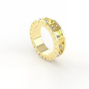 punk spike ring