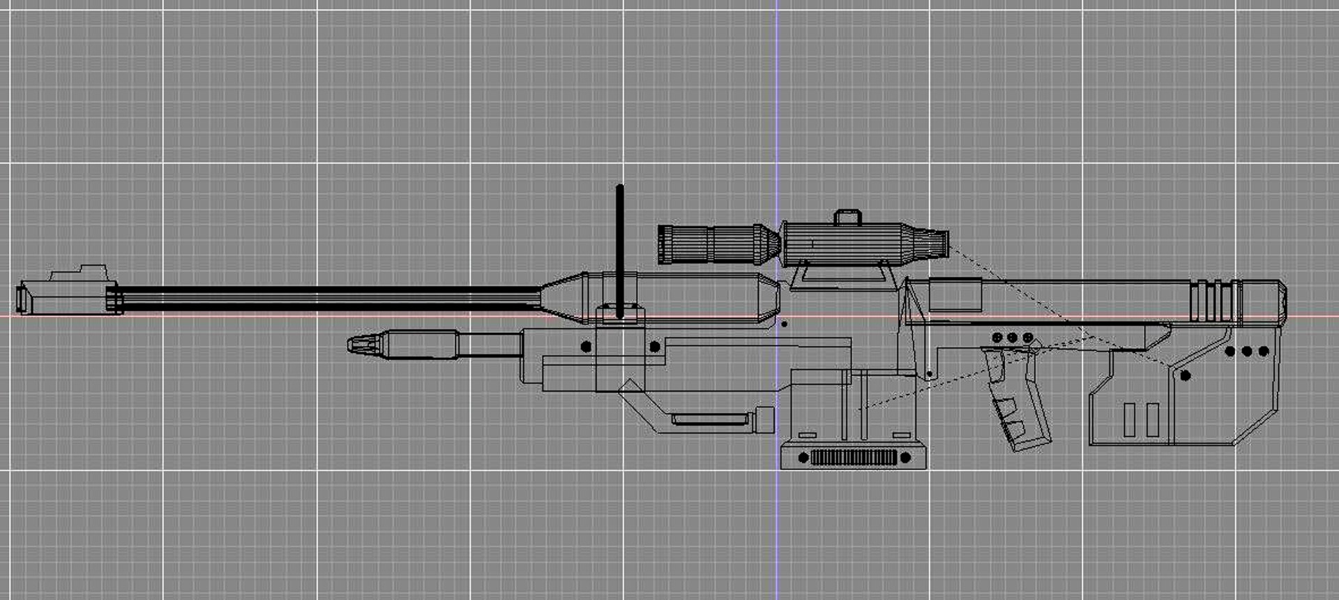 Sniper Gun 3d Model