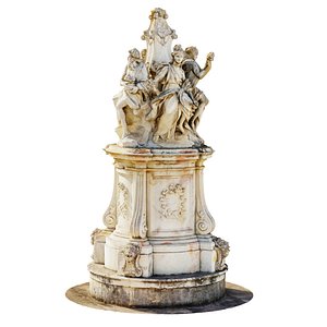 3D Goethe monument sculpture stone Berlin