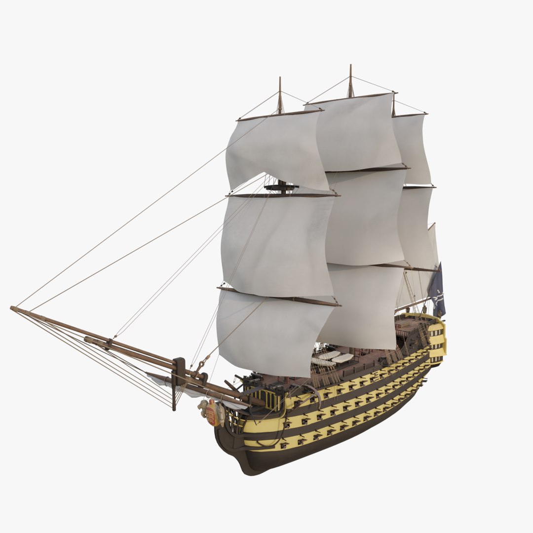 HMS Endeavour sailing ship 3D TurboSquid 2097289