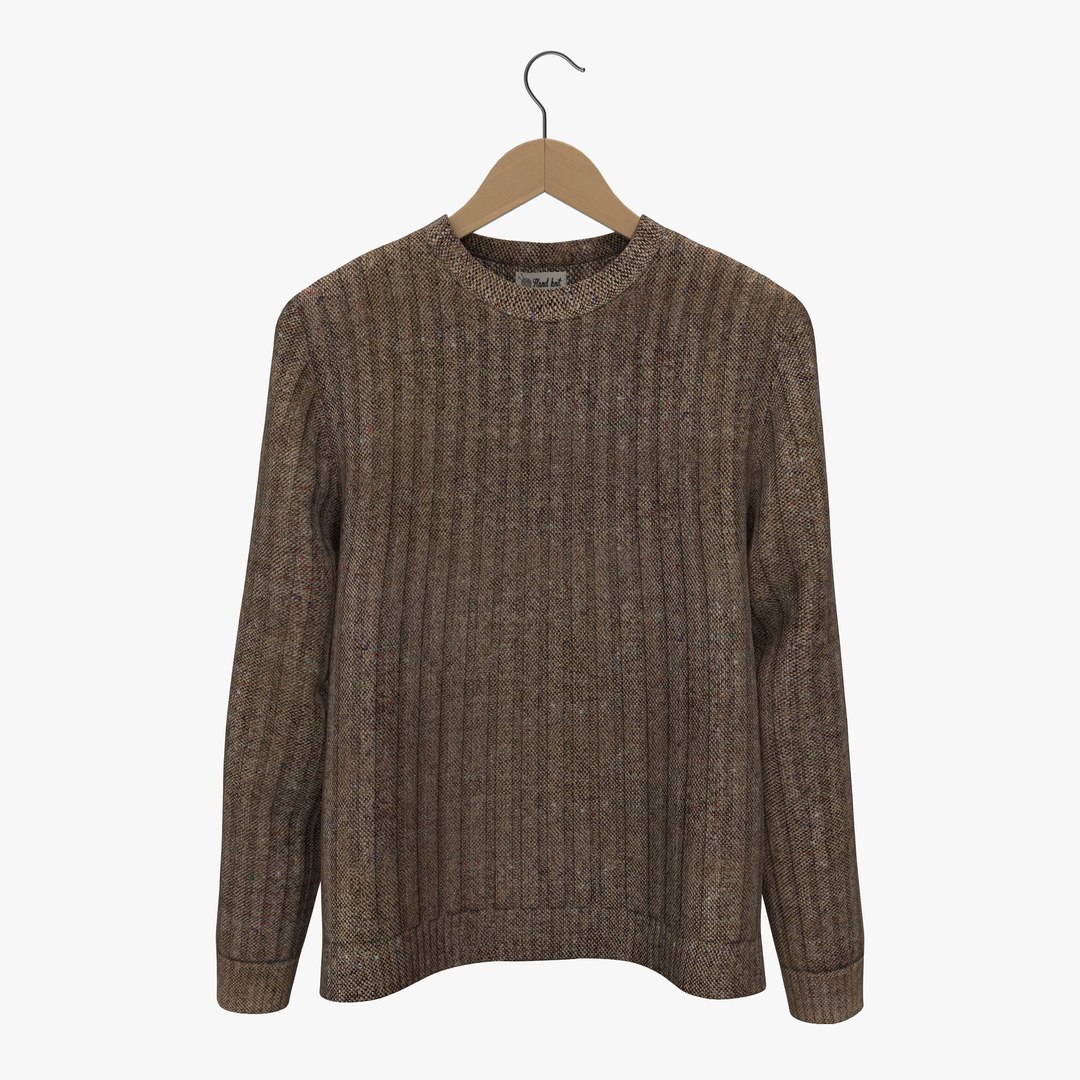 Sweater on Hanger 2 3D model preview