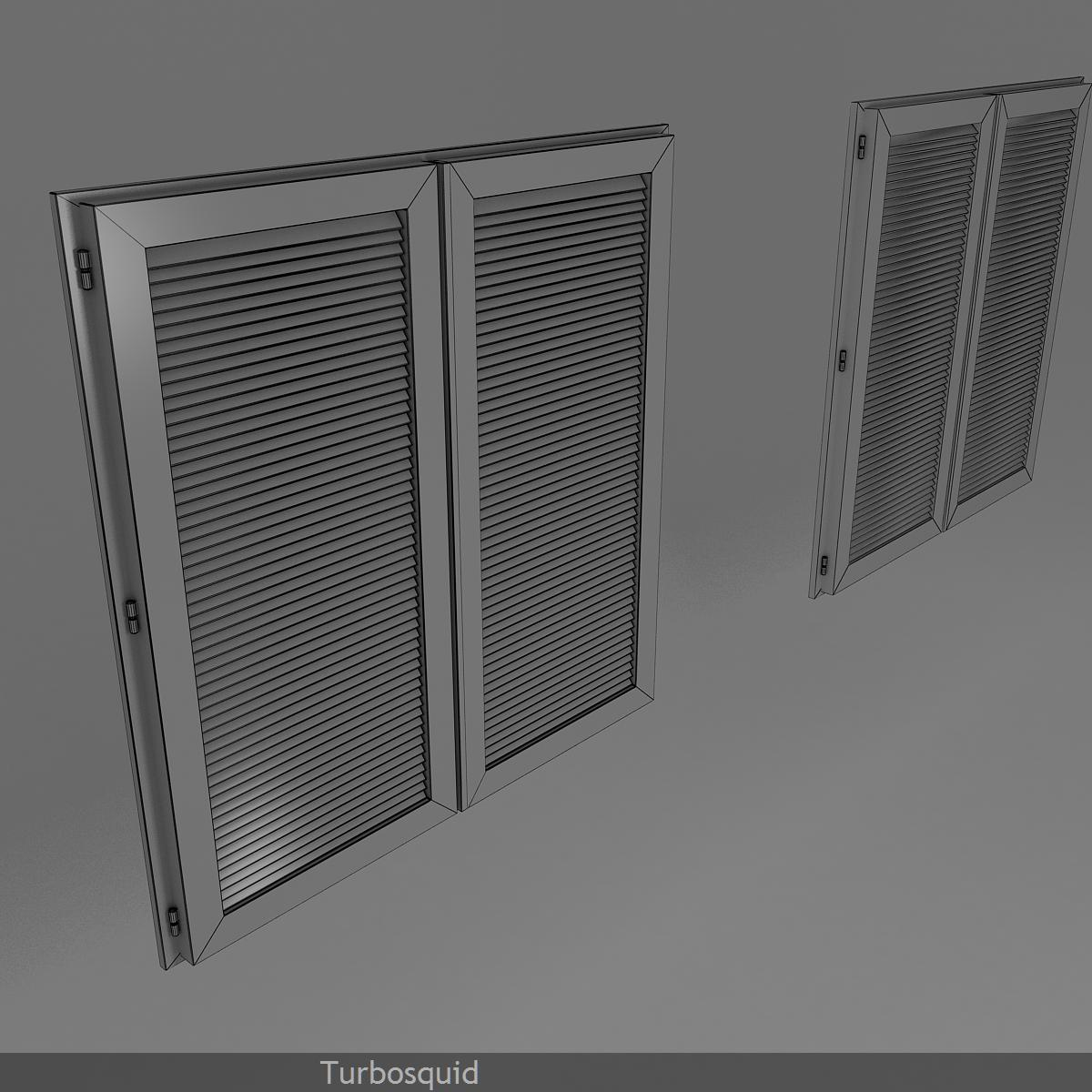 3d window blind model