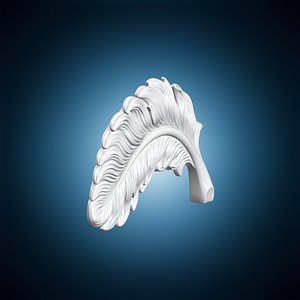 Angelic Feather Paperweight 3D Print Model 3D model
