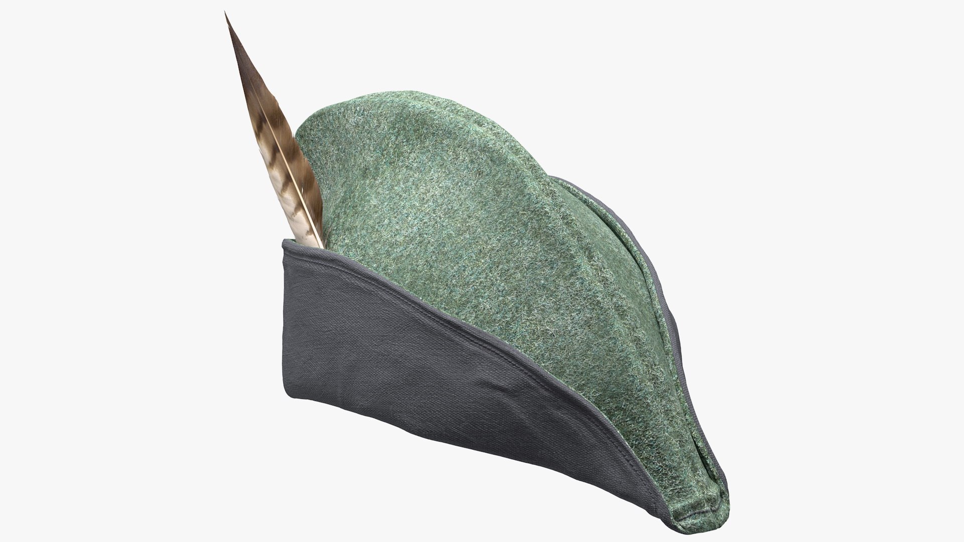 robin hood cap feather model https://p.turbosquid.com/ts-thumb/d4/iOrr0d/LLlSZe61/robinhoodcapwithfeathergrey3dsmodel001/jpg/1594065056/1920x1080/fit_q87/e1704aabd62001e926312a4ba82acc317ca85f93/robinhoodcapwithfeathergrey3dsmodel001.jpg