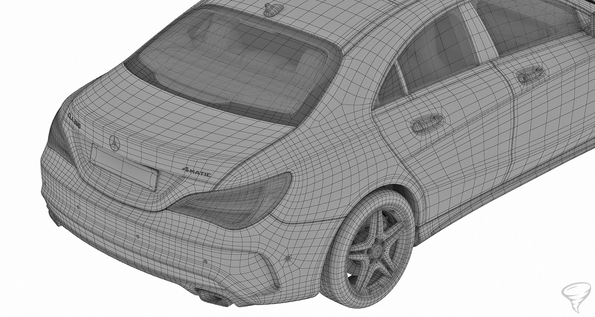 3d Model Of Mercedes Benz Cla 2015