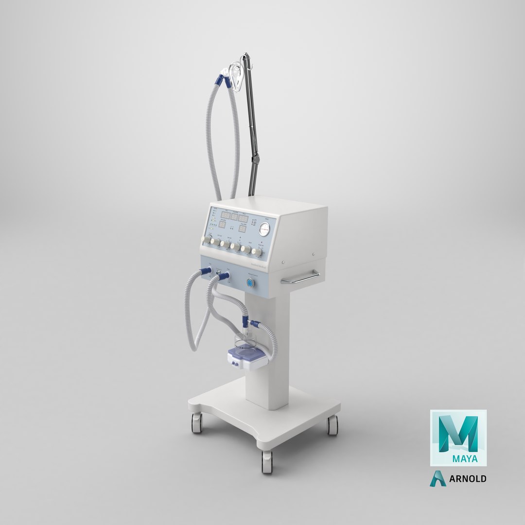 Mobile Electric Medical Lung Ventilator(1) model https://p.turbosquid.com/ts-thumb/d4/ls8GyU/wh/stemcell_maya_arnold_render/png/1791552745/1920x1080/fit_q87/7a6deb90c94fef9a6d147c6b9371411d3fdf850f/stemcell_maya_arnold_render.jpg