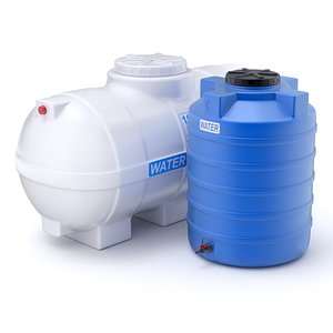 3D plastic storage tank