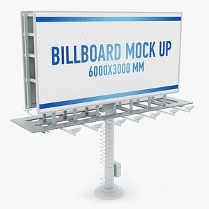 3d model billboard advertising