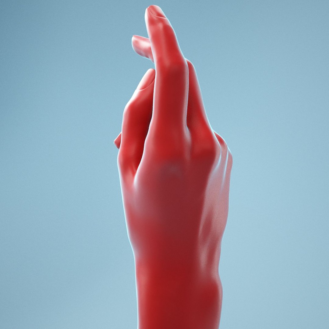 3D Female Hand Model - TurboSquid 1451705