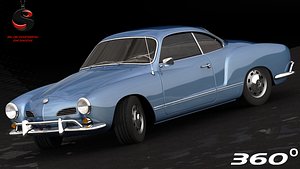 3d volkswagen karmann ghia 1967