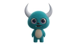 3D cute monster 3d modeling - Sweet 3d model character - monster 3d character sweet - Cartoon Monster