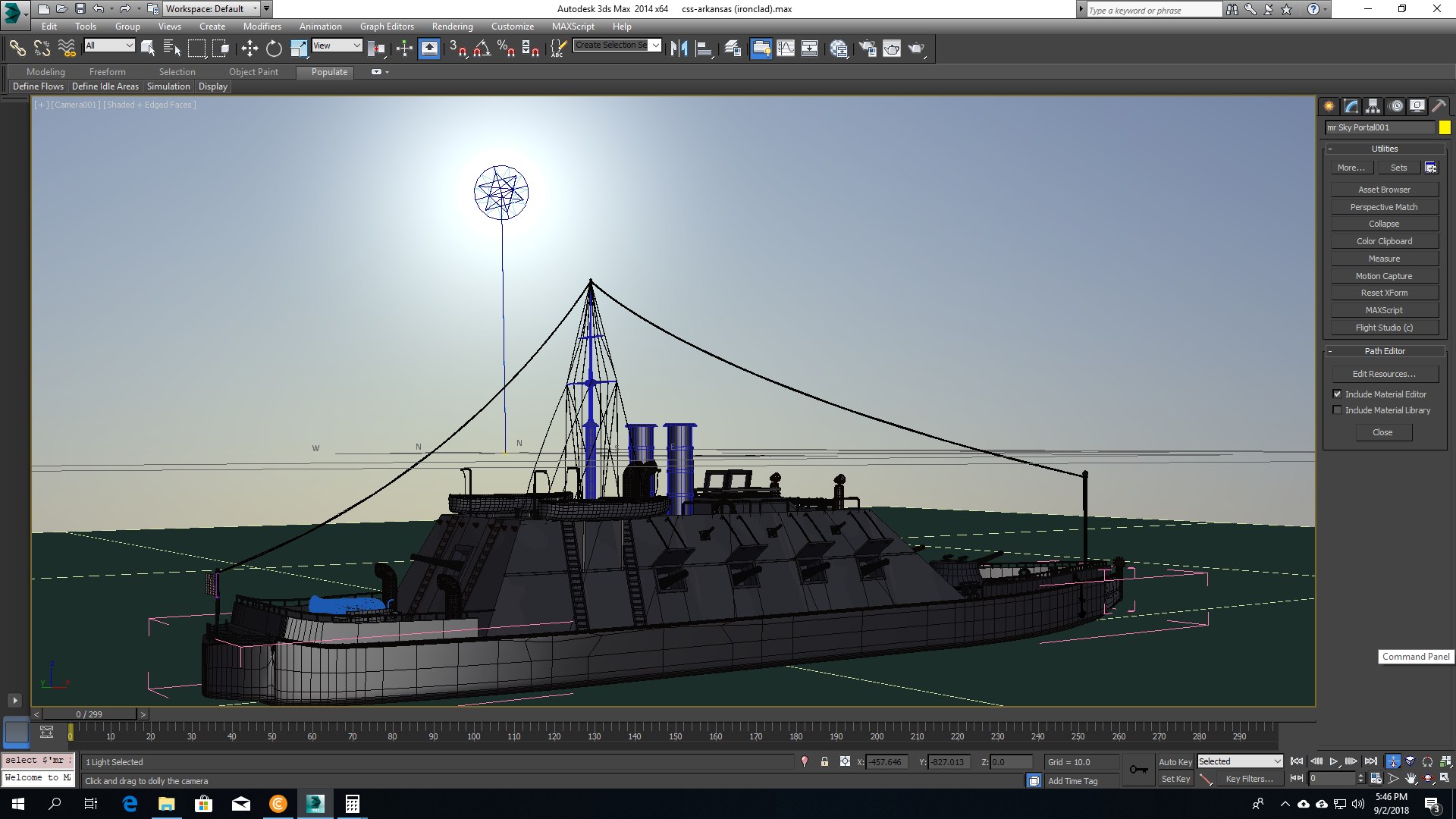 3D Ironclad Css Arkansas - TurboSquid 1323243