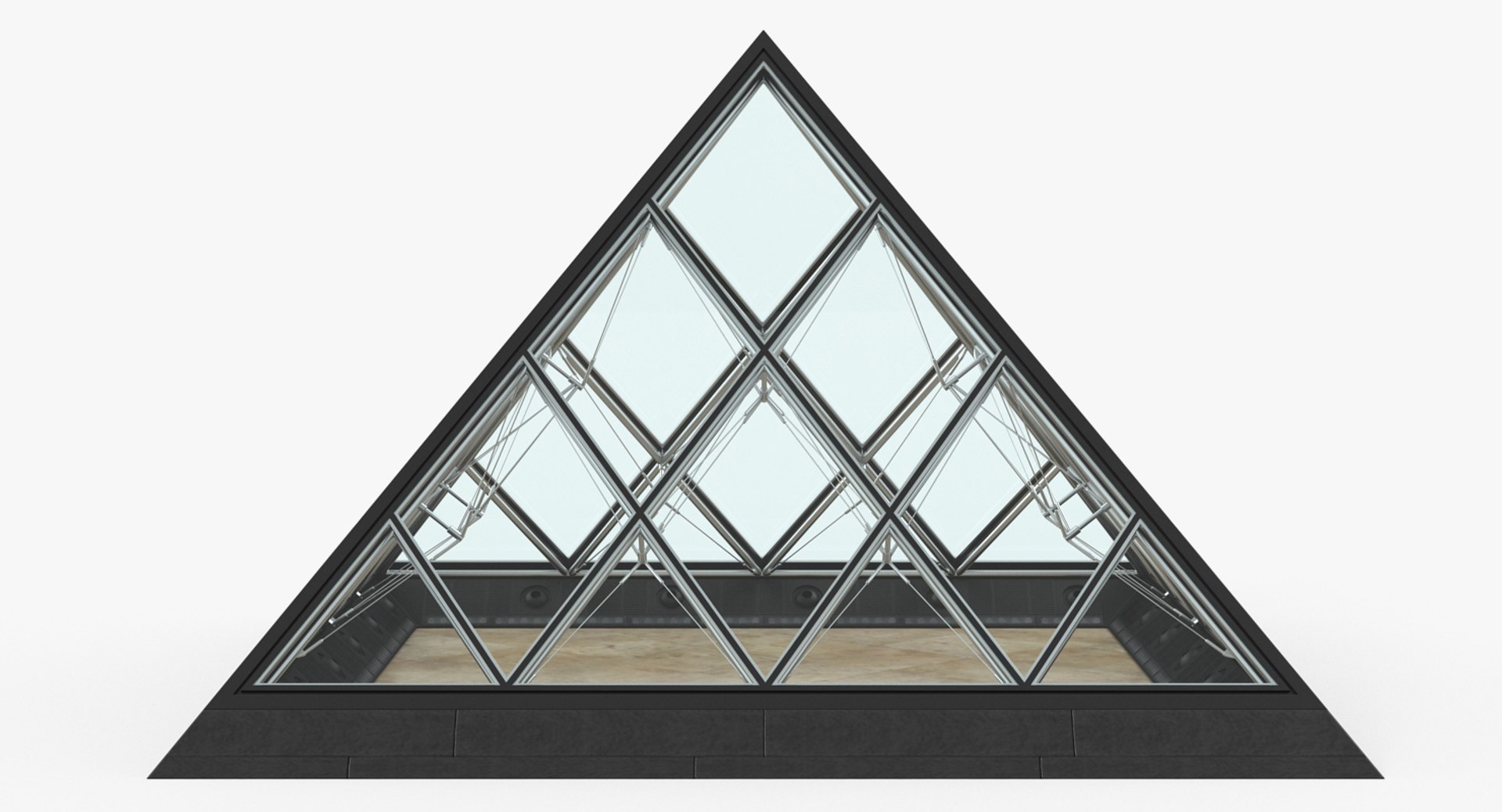 3D Small Glass Pyramid - TurboSquid 1271770