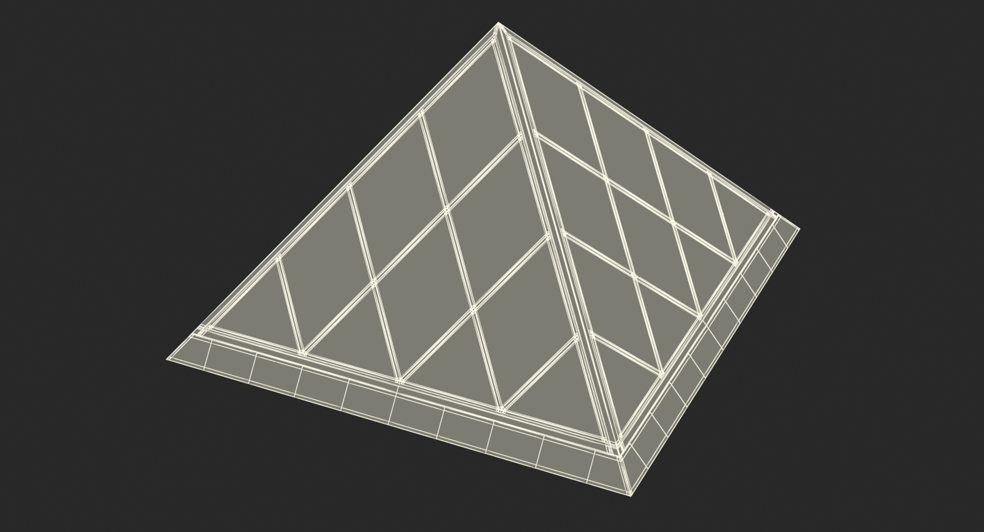 3D Small Glass Pyramid - TurboSquid 1271770