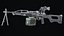 PKP Pecheneg machine gun with an optical sight 1P29
