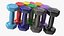 Vinyl Dumbbell Set