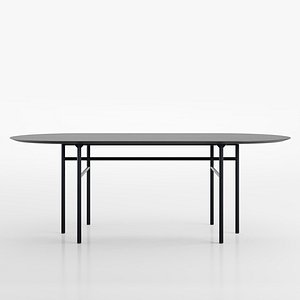 Audo - Snaregade Oval Table 3D model