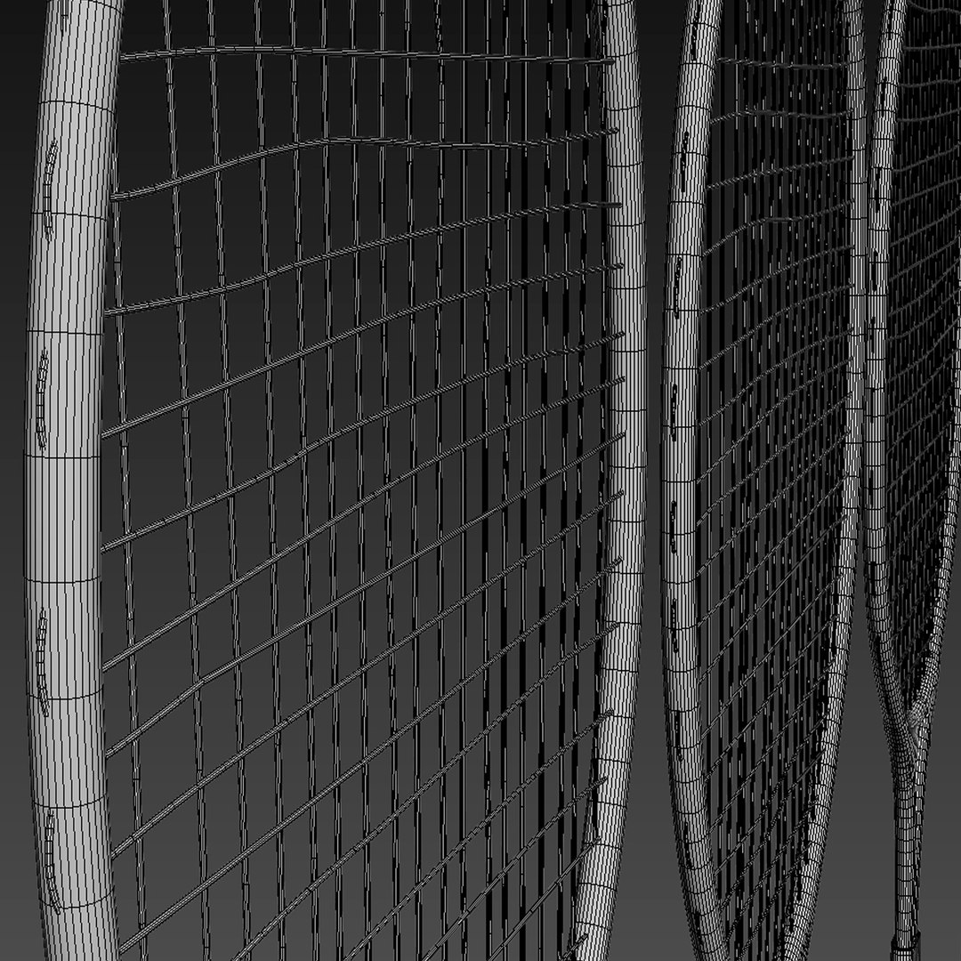 3D Dayton Metal Tennis Rackets Model - TurboSquid 1379866