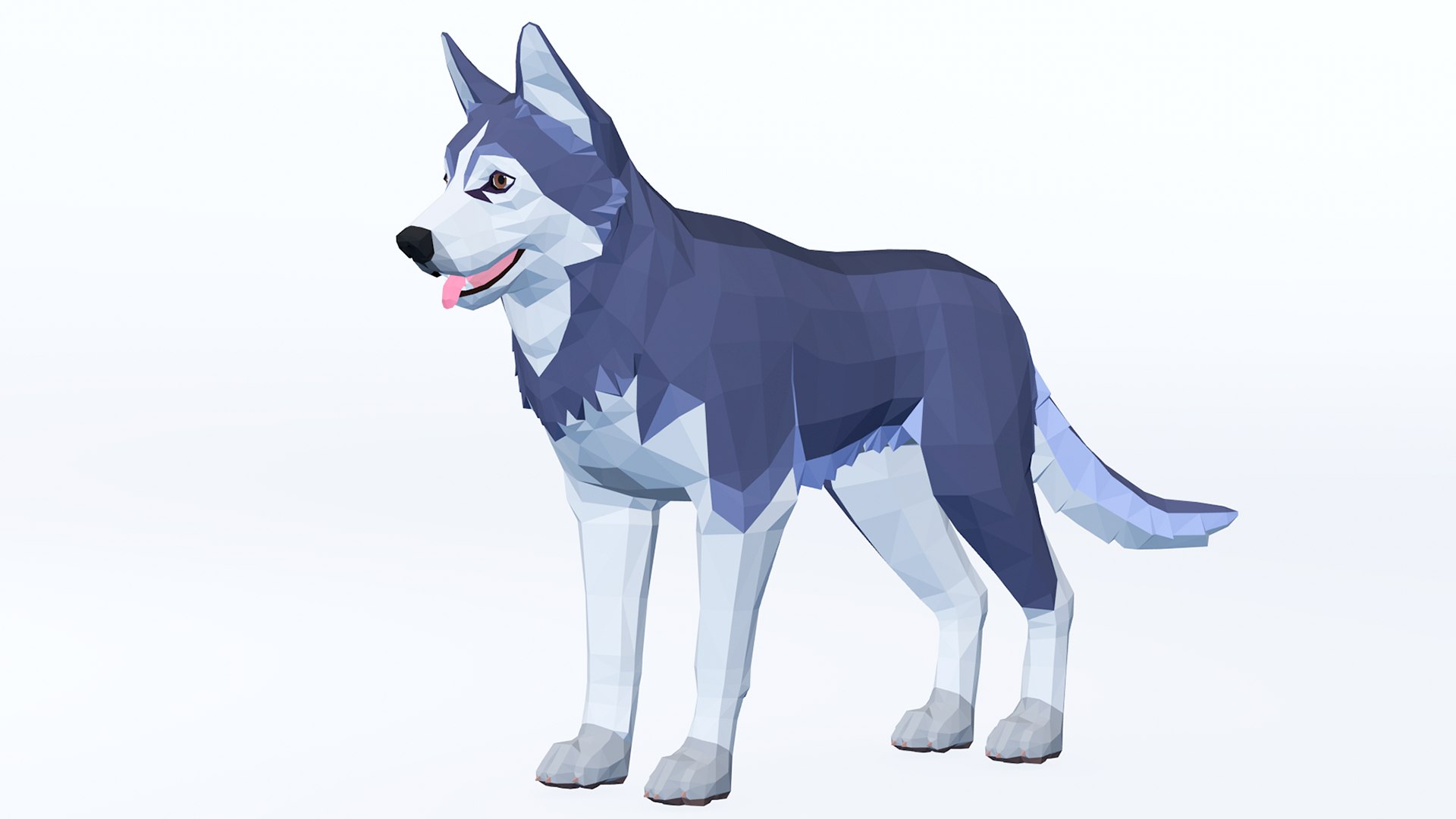 LowPoly Dog - Husky 3D model https://p.turbosquid.com/ts-thumb/d5/NGqnX4/U7/h_4/png/1651154987/1920x1080/fit_q87/a7afc13cb81eaa0c3e7226b2169c8c8c25a8df30/h_4.jpg