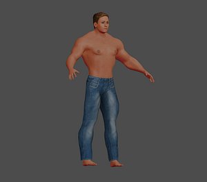 character modeled 3d model