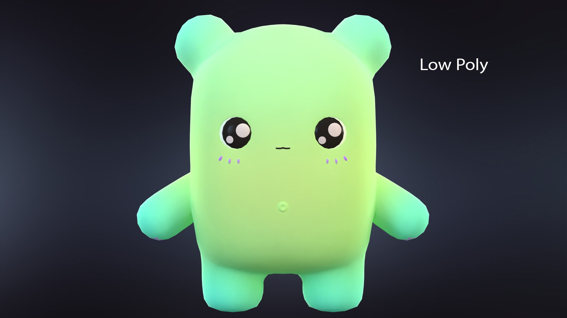 3D cute cartoon monster alien https://p.turbosquid.com/ts-thumb/d5/P8zAPd/pjr4gB2a/cartoon_monsterlowpoly/jpg/1600792296/1920x1080/fit_q87/95d94dccd79188d451b0083645b3f51a8944f2e9/cartoon_monsterlowpoly.jpg