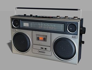 Retro Boom Box Ghetto Blaster