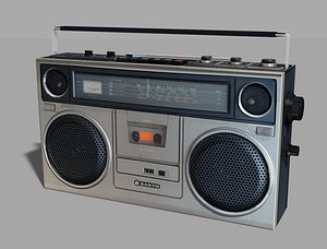 Retro Boom Box Ghetto Blaster