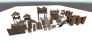 Medieval Wooden Fortification