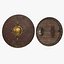 Fantasy Shield RPG  Targe Scutum Pelta Pavise Parma Roman Lenticular Round Viking Heater Medieval