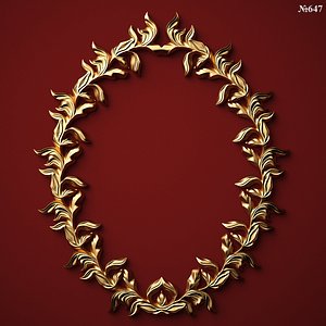 3d mirror frame stl cnc
