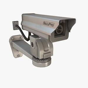 Low Poly Security Camera