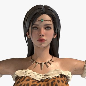3D Stone Age women model