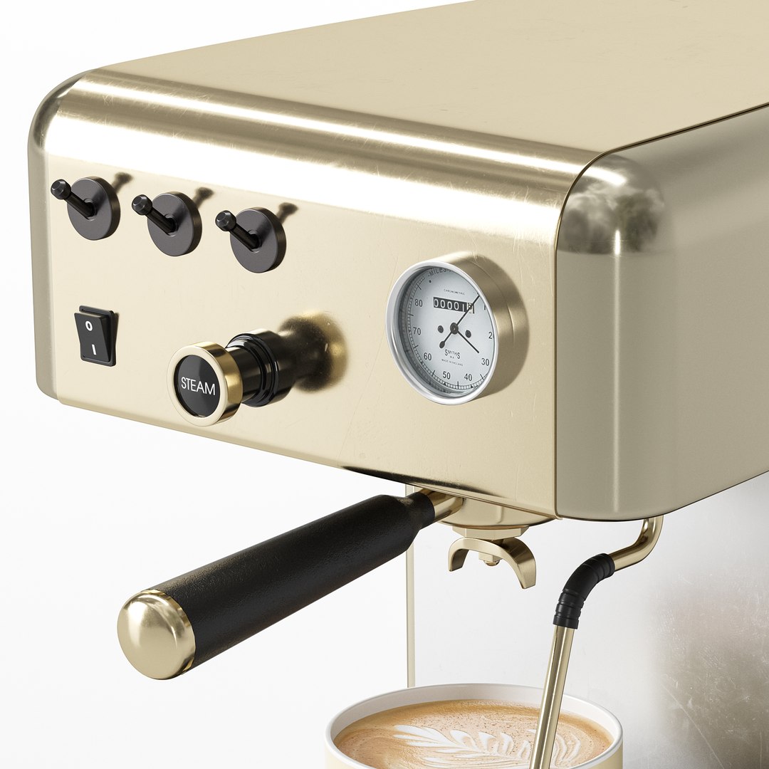 Espresso Coffee Machine 03 Model - TurboSquid 2044571