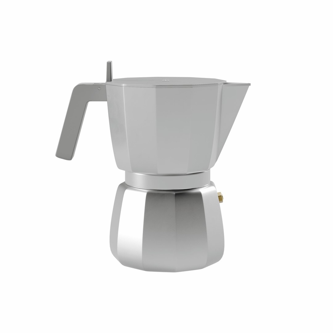 Moka Coffee Maker By ALESSI 3D Model TurboSquid 2005171
