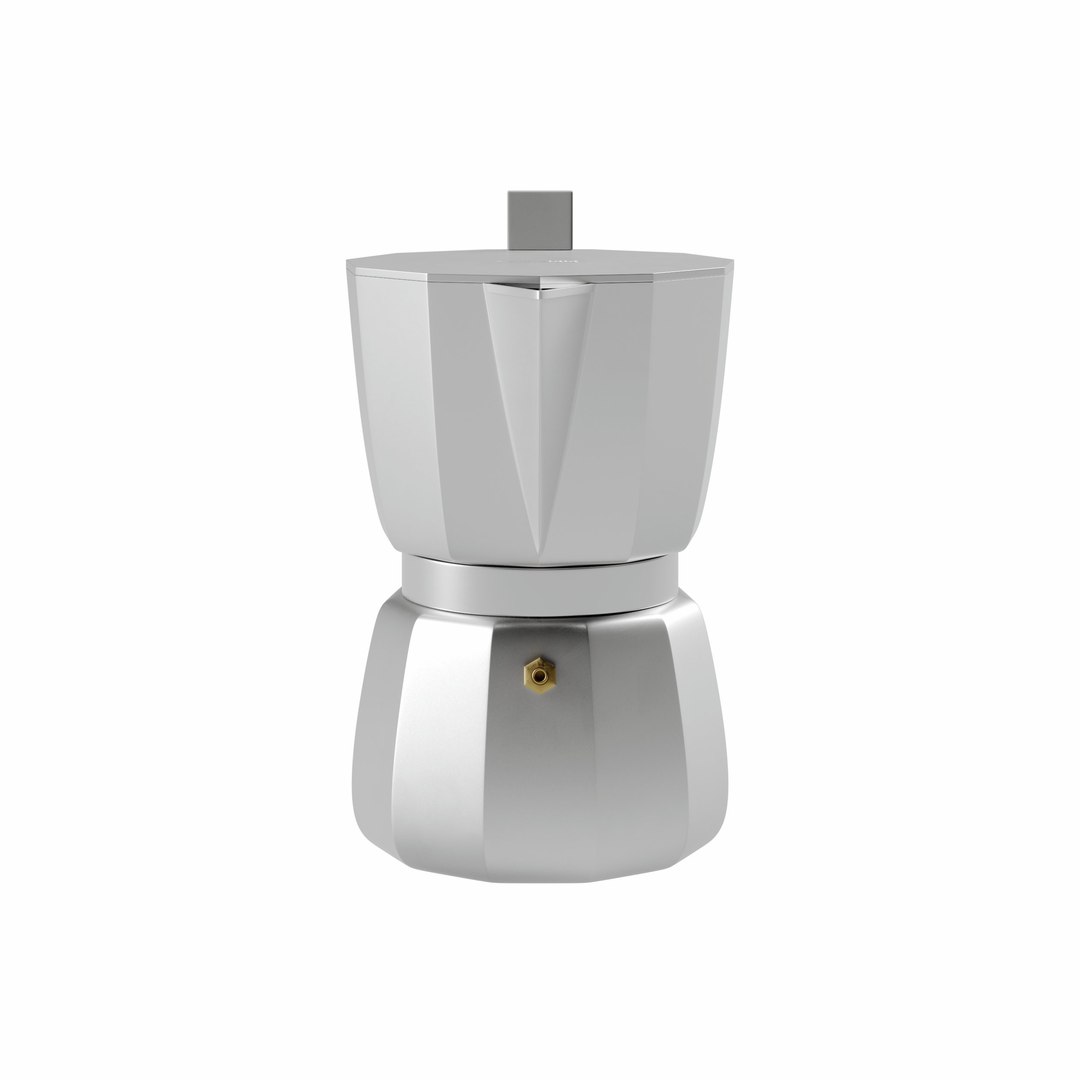 Moka Coffee Maker By ALESSI 3D Model TurboSquid 2005171