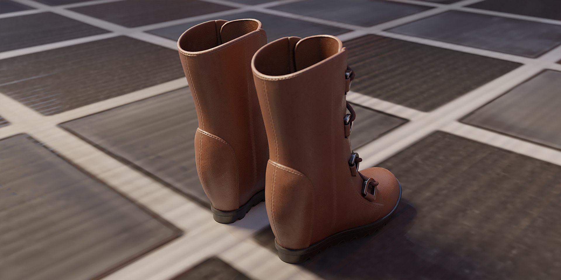 Boots Blender 2 3D Model - TurboSquid 1455705