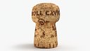 Champagne Cork - 3D Scanned