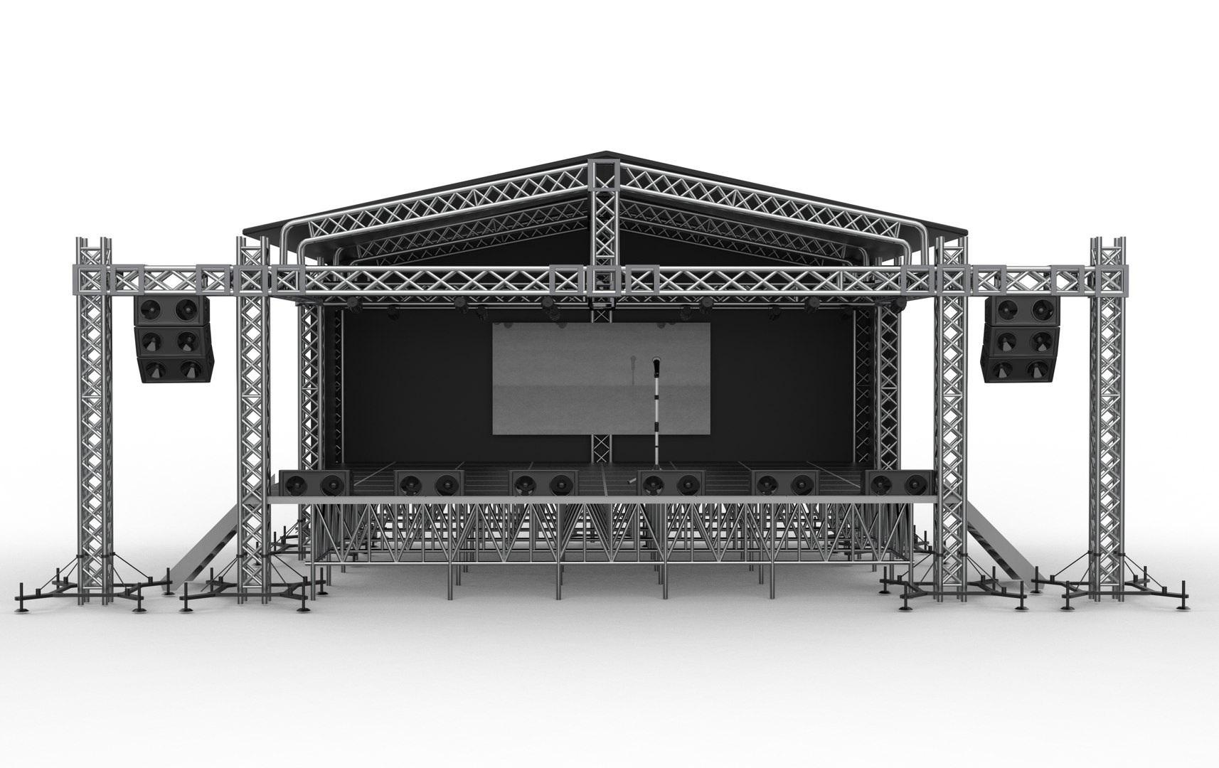 3D Stage 3D Model Model - TurboSquid 2333212