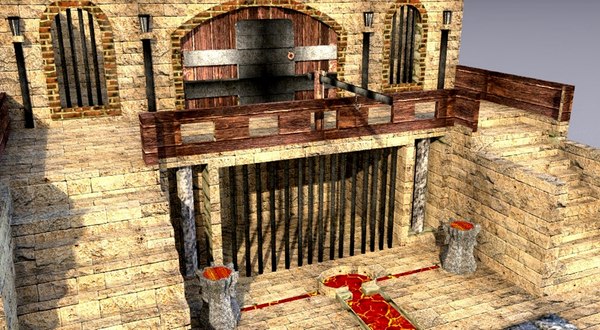 3d 3d Dungeon And Temple 17th Century Model - Turbosquid 2017824