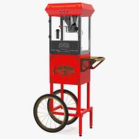 Great Northern Carnival Popcorn Popper Cart