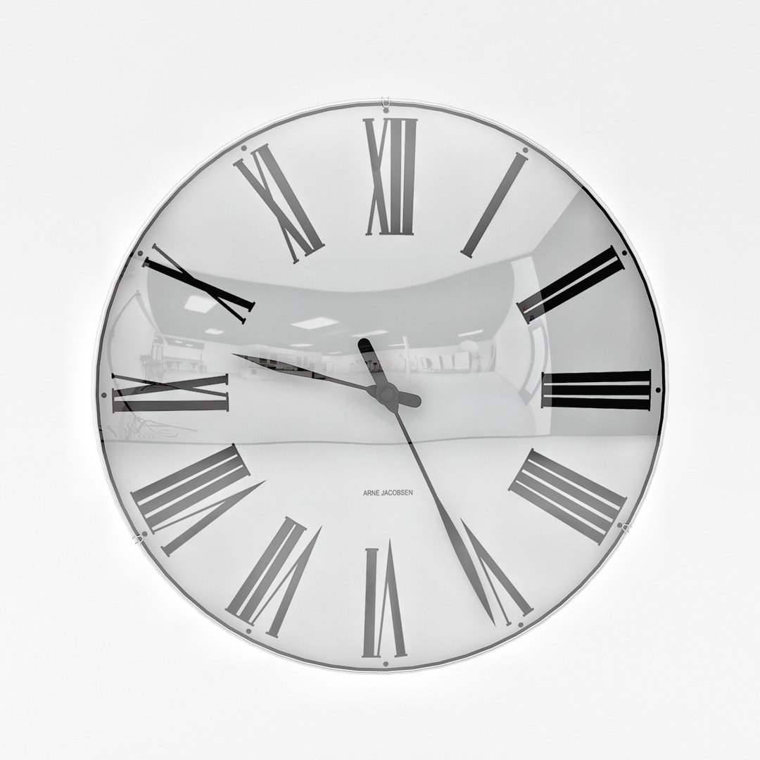 Arne Jacobsen Roman Clock 3d Max