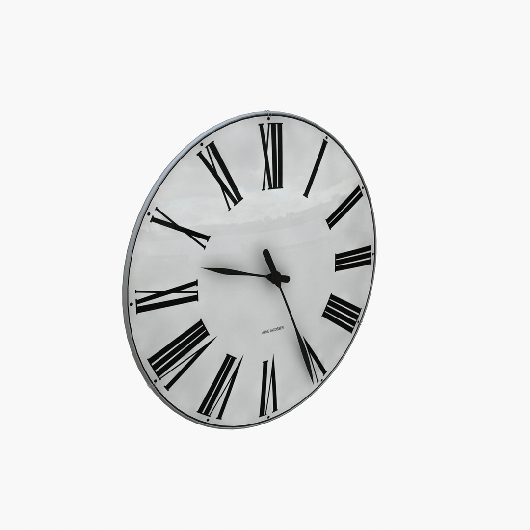 Arne Jacobsen Roman Clock 3d Max