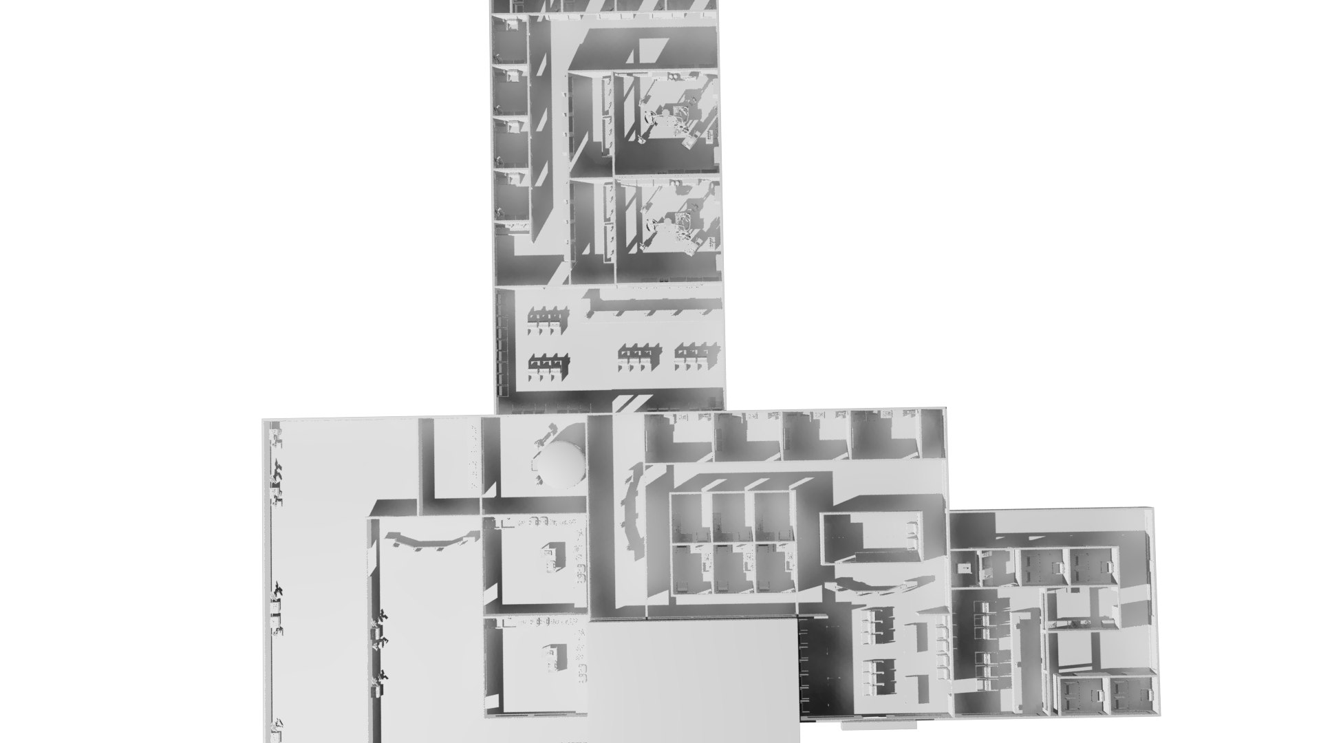 3d Hospital Medical Model
