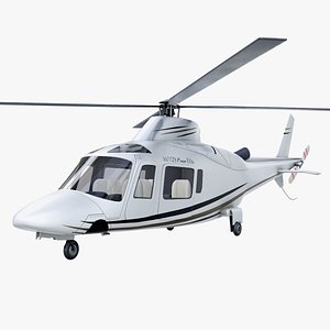 aw109 helicopter 3D model